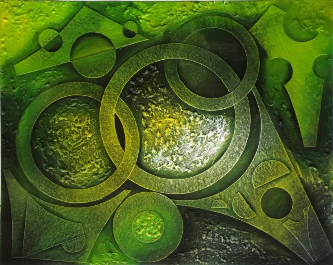 art paintings for sale , artwork for sale , art galleries delhi Circles of Serenity abstract geometric art painting
