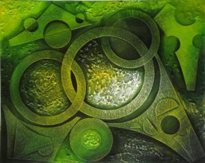 art paintings for sale , artwork for sale , art galleries delhi Circles of Serenity abstract geometric art painting