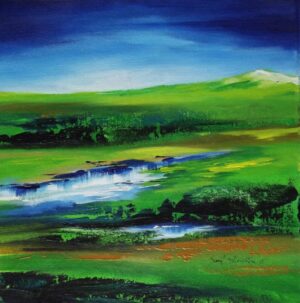 Derseggen (19) abstract landscape painting