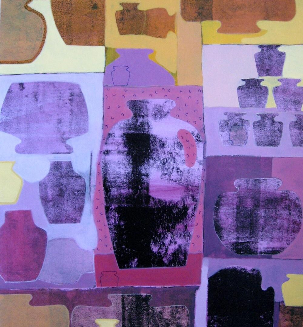 Echoes of the Vessel abstract expressionist art painting