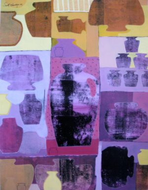 Derseggen (23) Echoes of the Vessel abstract expressionist art painting