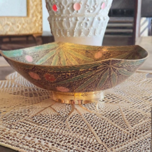 Pushp Vriksha- Meenakari Brass Platter