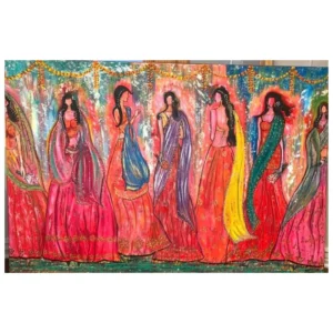 Bridal Party Celebration Art