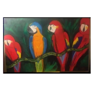 Parrots in Peru Artwork