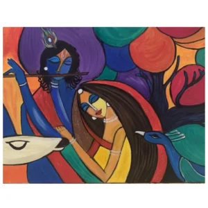 Radha Krishna Eternal Style Art