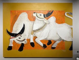 2 bulls displaying intersection of true power faith, resilience, and inner balance.