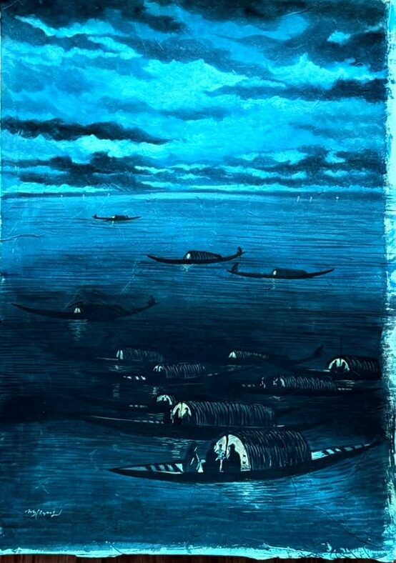 Boats in the Moonlight
