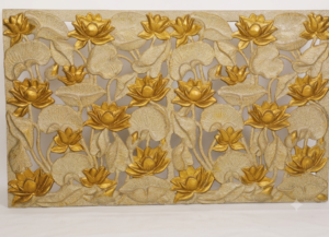 mural depicting lotus